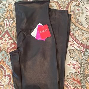 Spanx leggings purple XL NWT